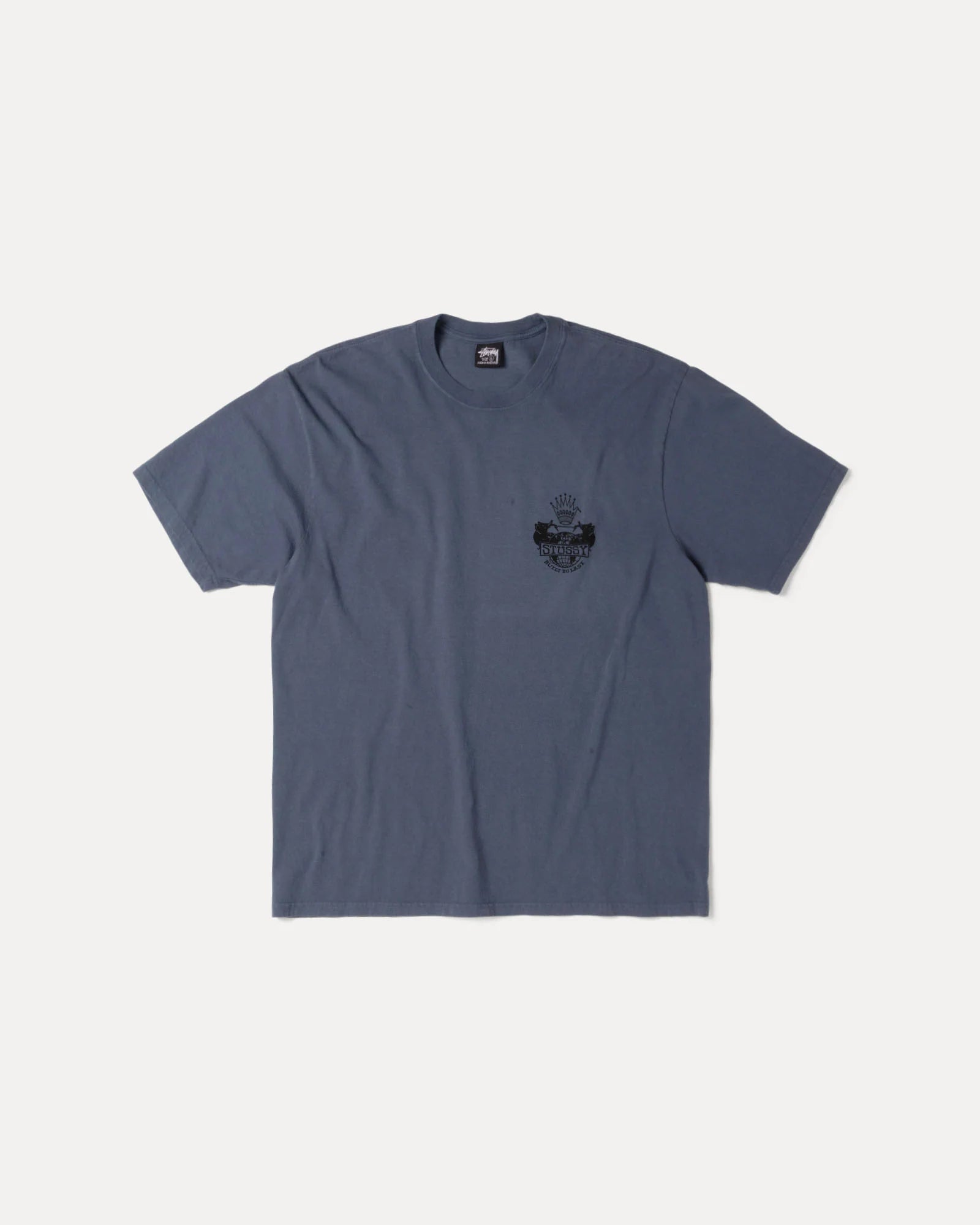 Stussy Built To Last Tee Pigment Dyed Navy