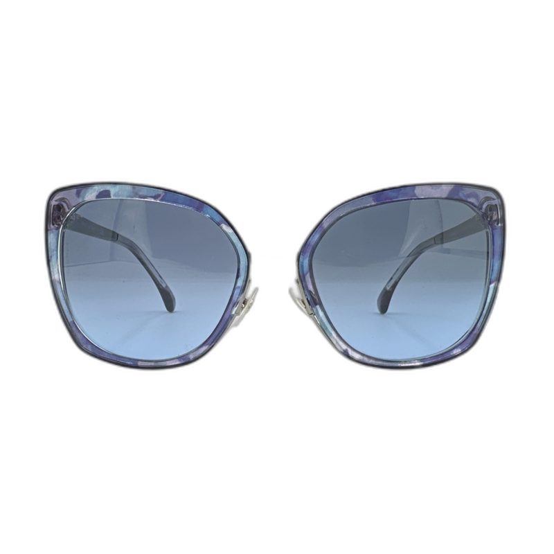Chanel 4209 Blue Flower Sunglasses - Pre-Owned