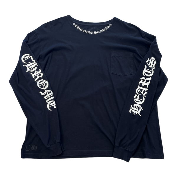 Chrome Hearts Long Sleeve Neck Logo - Pre-Owned XXL
