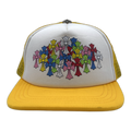 Chrome Hearts Multi Color Crosses Trucker Hat - Yellow