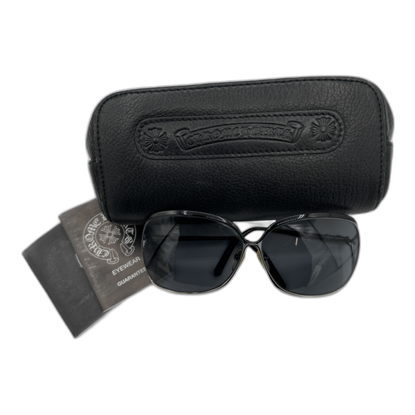 Chrome Hearts Tortoise Fisheye Sunglasses