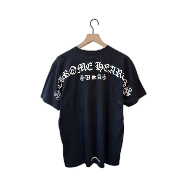 Chrome Hearts USA Backprint Pocket Tee - Black