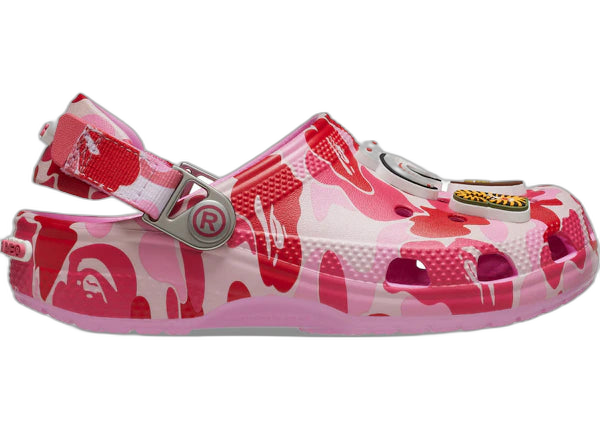 Crocs Classic Clog A Bathing Ape ABC Camo Pink for Kids