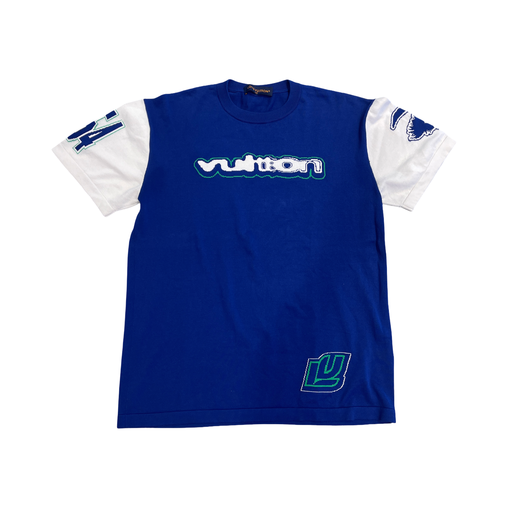 Louis Vuitton 2054 Two Tone T Shirt Blue White