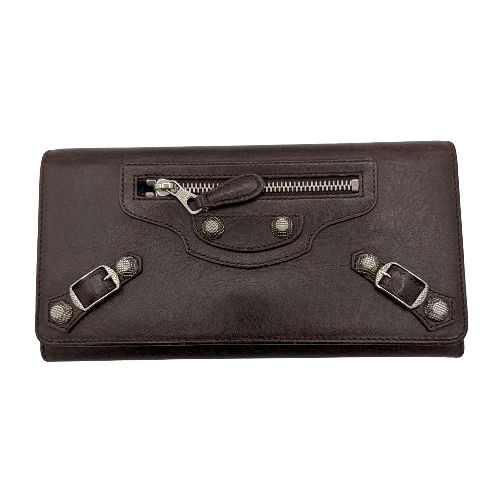 Balenciaga Brown City Wallet