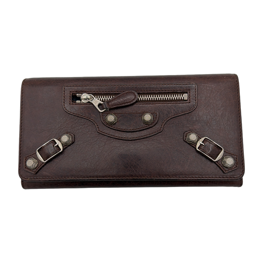 Balenciaga Brown City Wallet