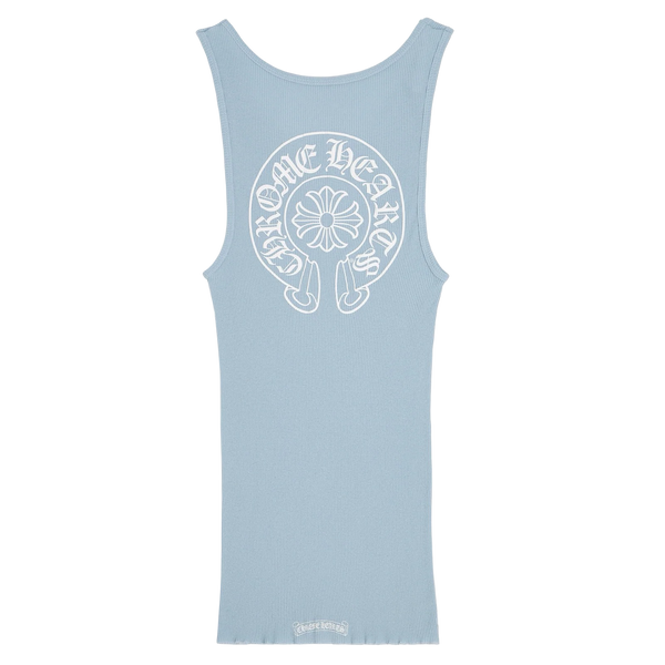 Chrome Hearts Baby Blue Rib Tank Blue