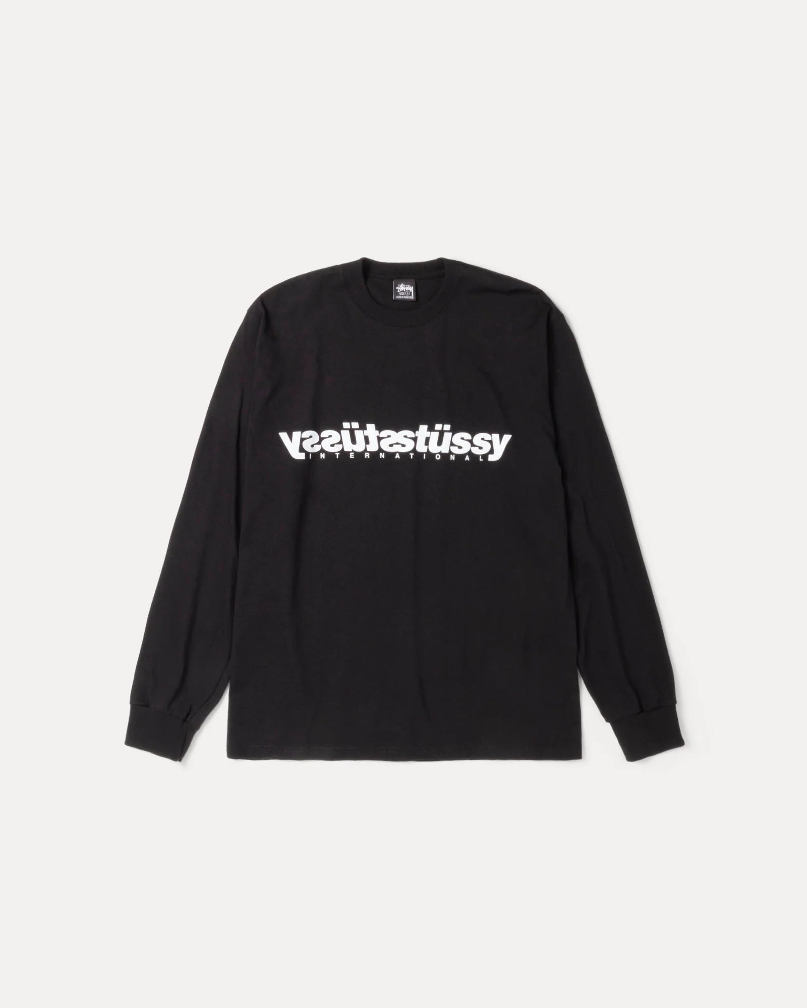 Stussy Mirror L/S Tee Black