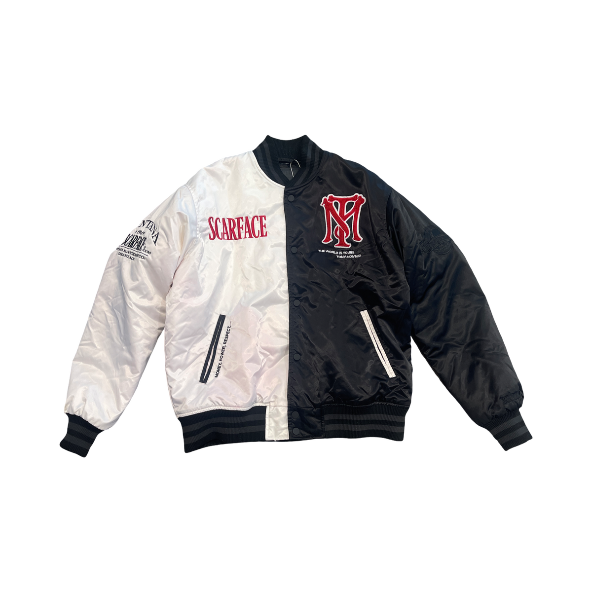 Scarface X Shoe Palace Varsity Bomber Jacket