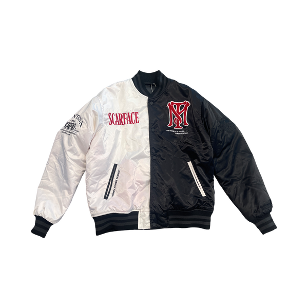 Scarface X Shoe Palace Varsity Bomber Jacket