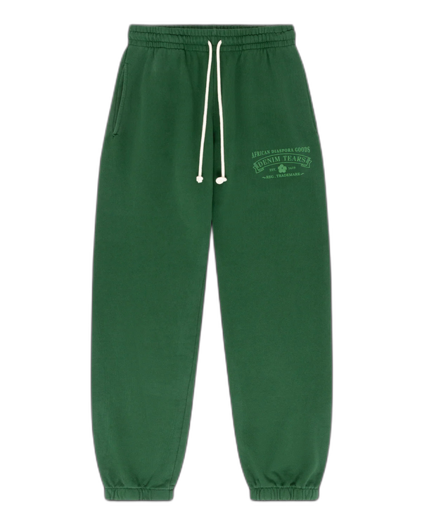 Denim Tears ADG Sweatpants Green - Stylish Comfort for Everyday Wear