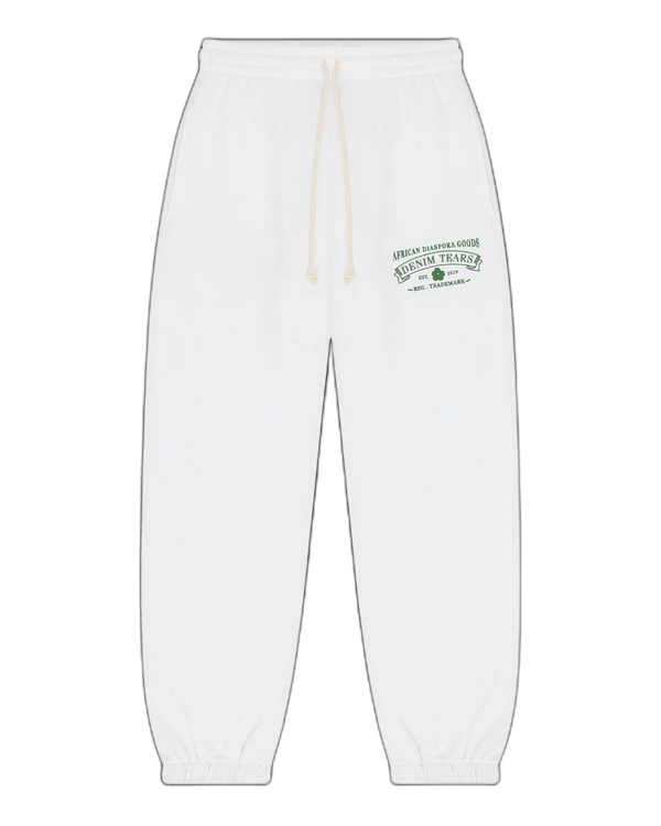 Denim Tears ADG Sweatpants White - Elevate Your Casual Style
