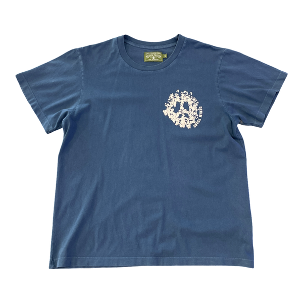 Denim Tears Blue Peace Logo Tee - Pre-Owned XL