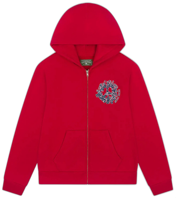 Denim Tears Denim University Zip Hoodie 'Red'