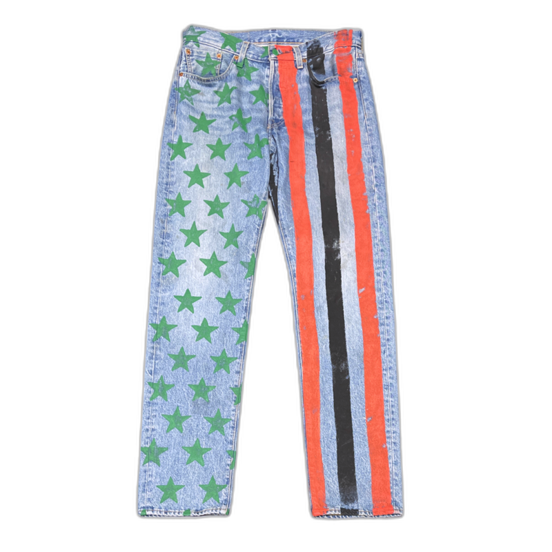 Denim Tears x CPFM 4th of July Denim Plant Jeans - Blue