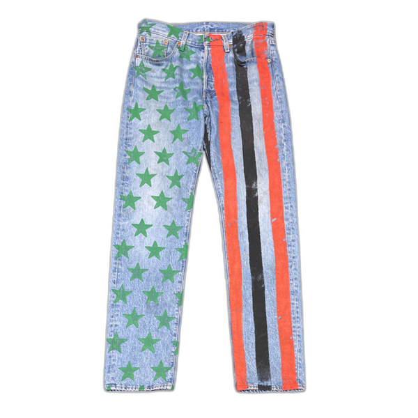Denim Tears x CPFM 4th of July Denim Plant Jeans - Blue