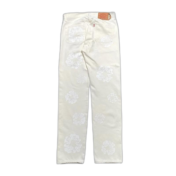 Denim Tears x Levi's Cotton Wreath Jean White/White