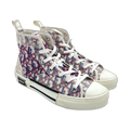 Dior B23 High Dior Oblique Blue Red Shoe