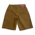 Commons Double Knee Canvas Short Brown