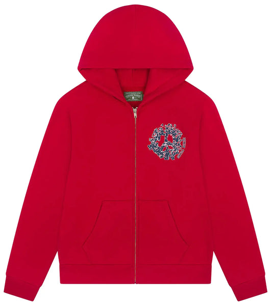 Denim Tears Denim University Zip Hoodie 'Red'