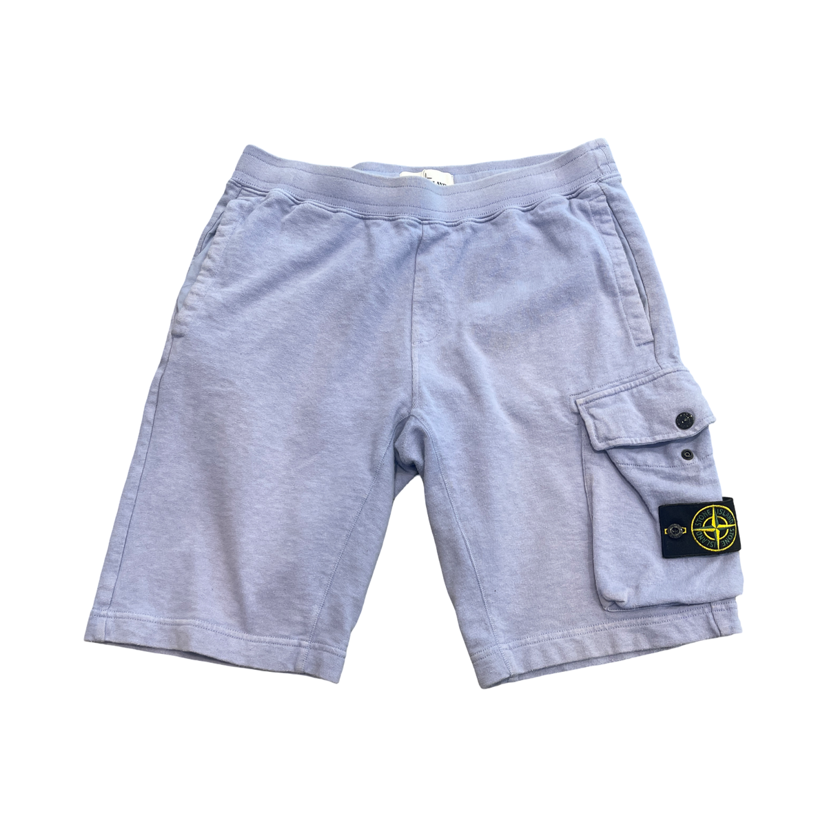 Stone Island Periwinkle Cotton Pocket Short