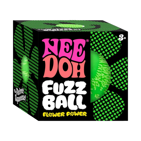 NeeDoh Flower Power Fuzz Ball Squishy Fidget Toy
