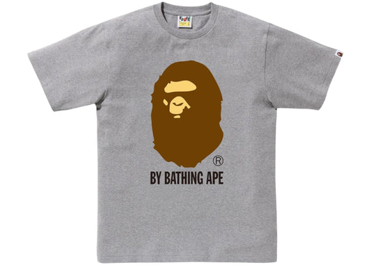 BAPE By Bathing Ape Logo Tee Gray