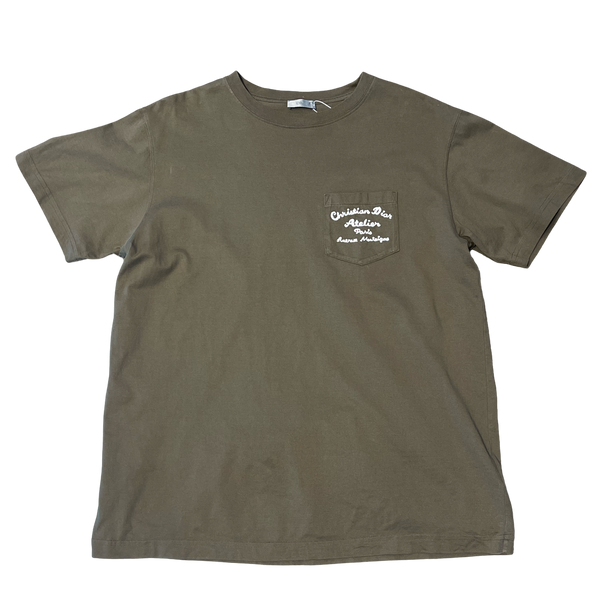 Dior Atelier Army Green T Shirt