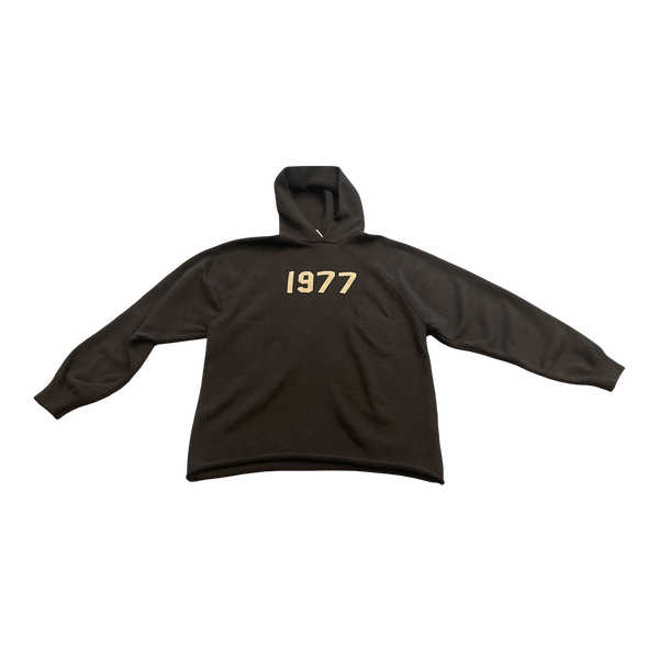 Fear Of God Essentials Knit Hoodie Black