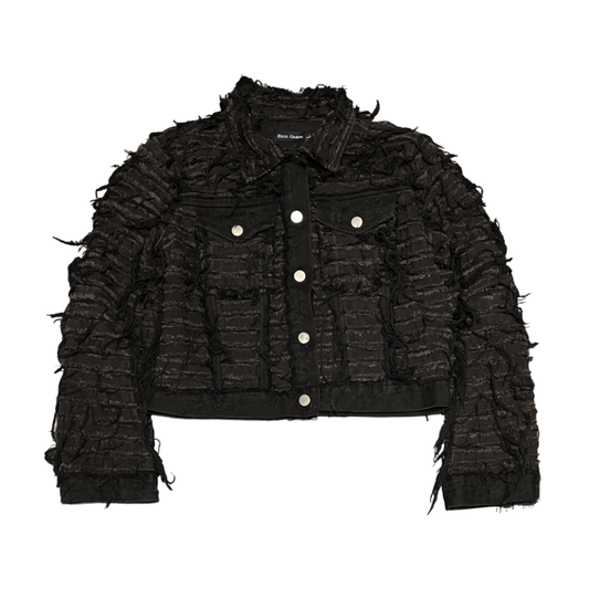 Eric Creer Distressed Striped Jacket