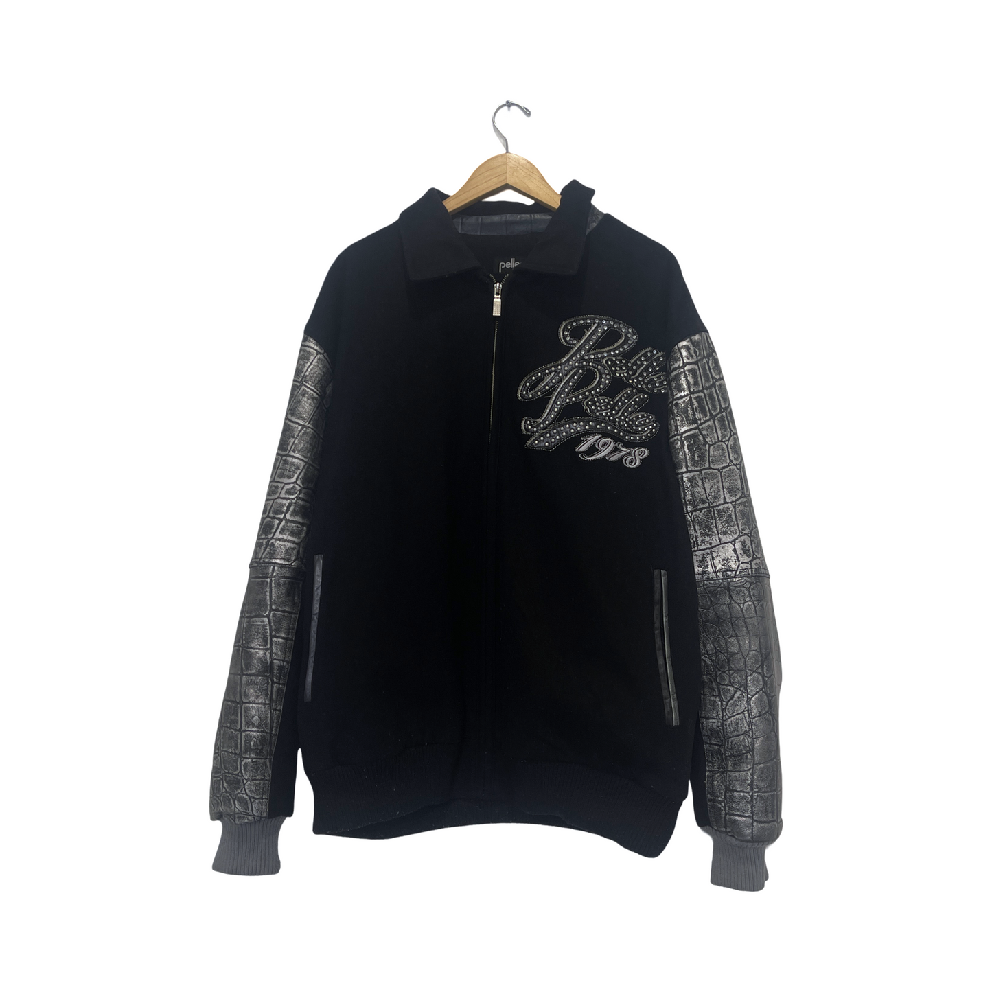 Pelle Pelle Black/Chrome Jacket - Stylish and Durable Outerwear