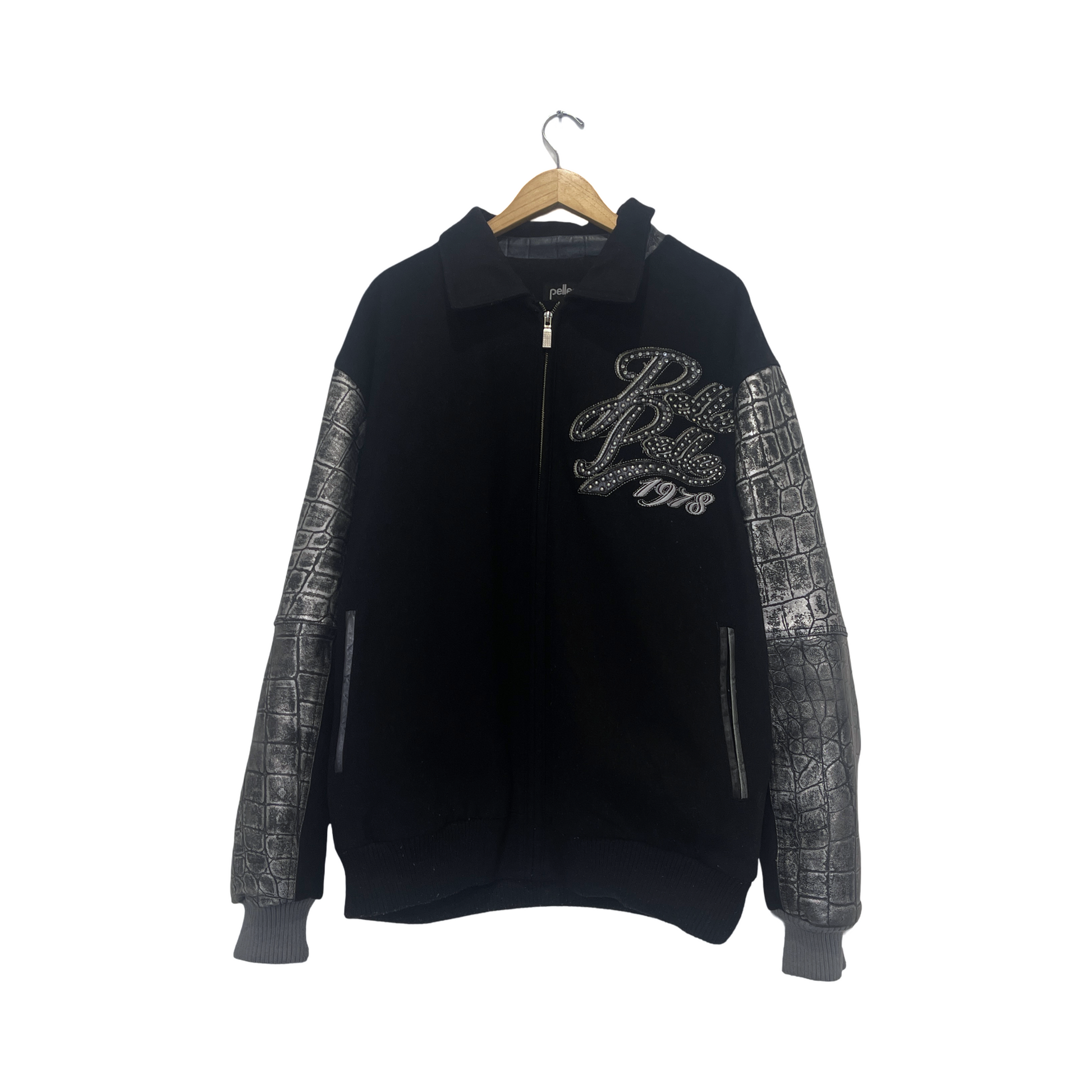 Pelle Pelle Black/Chrome Jacket - Stylish and Durable Outerwear