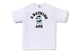 Bape Multi Camo College Tee