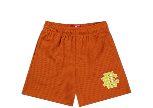 Eric Emanuel EE Basic Short in Bombay Brown/Neon Green
