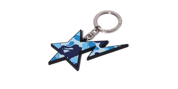 ABC Blue Camo Sta Keychain