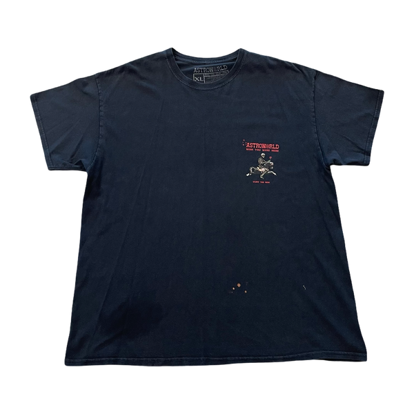 Travis Scott Astroworld Wish You Were Here T-Shirt Black