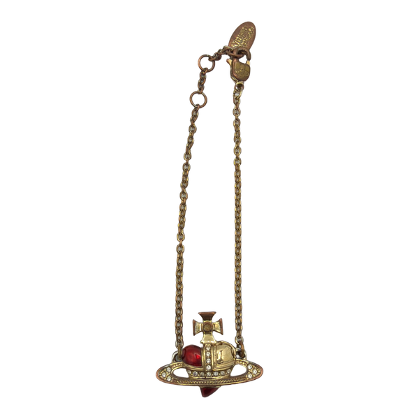 Vivienne Westwood Gold/Red Braclet