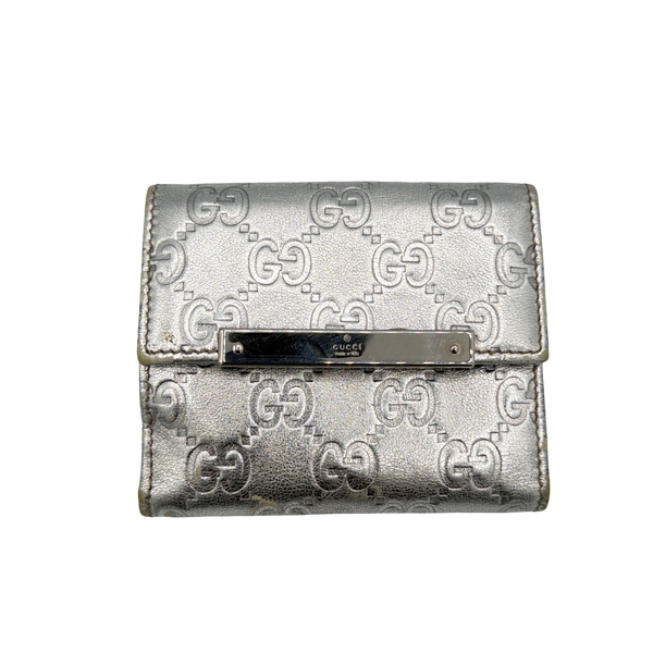 Gucci Vintage Silver Wallet