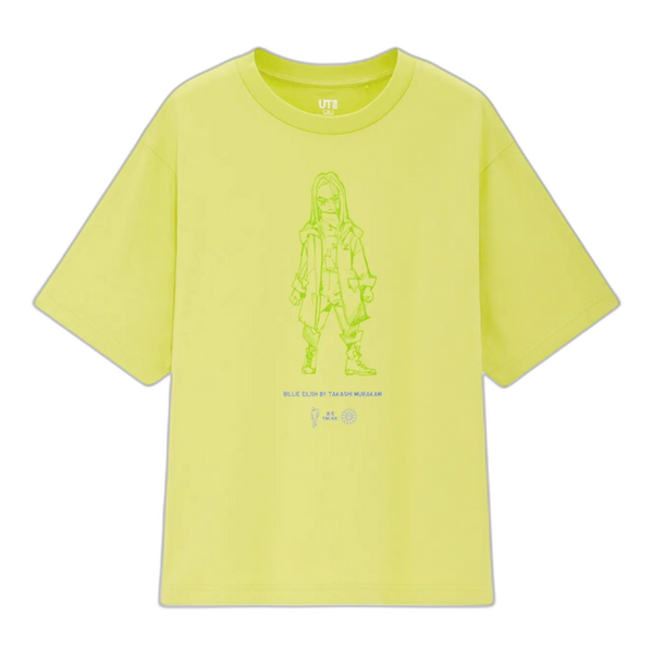 Billie Eilish x Takashi Murakami x Uniqlo Green Tee