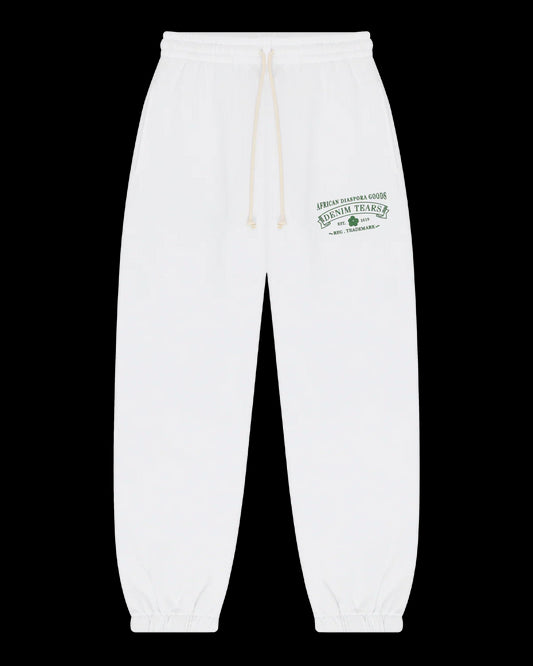 Denim Tears ADG Sweatpants White