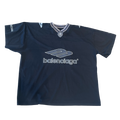 Balenciaga 3B Football V-Neck Oversized T-Shirt