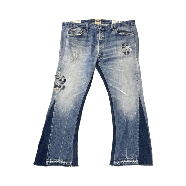 Gallery Dept Denim on Denim G-Print Flares - Custom Fit