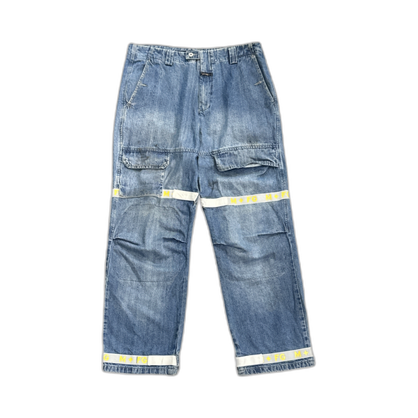 Girbaud White Tape Jeans - Pre-Owned Size 38