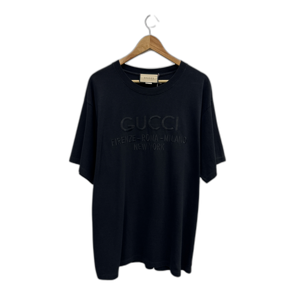 Gucci Frenze Roma Milano New York T-Shirt - Pre-Owned Size L