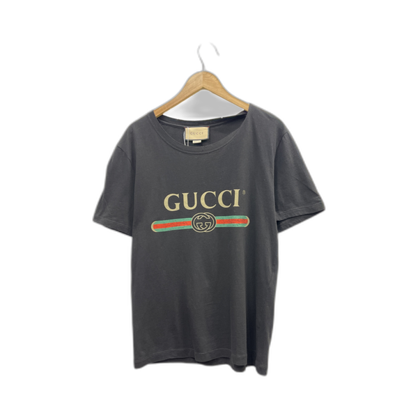 Pre-Owned Gucci Black Tee - Size S
