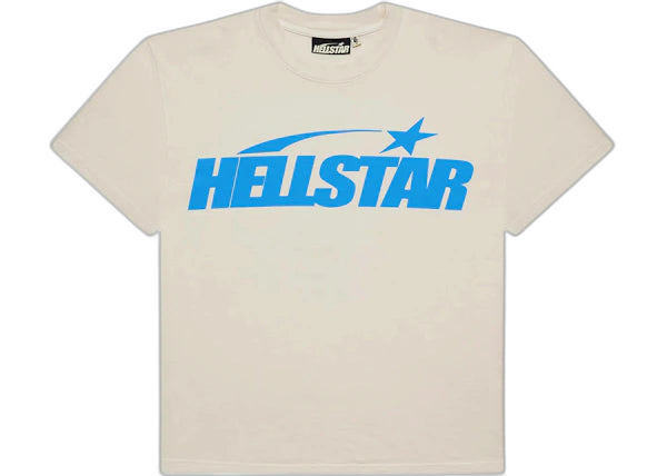 Hellstar Classic T-shirt (Gel Print) White/Blue