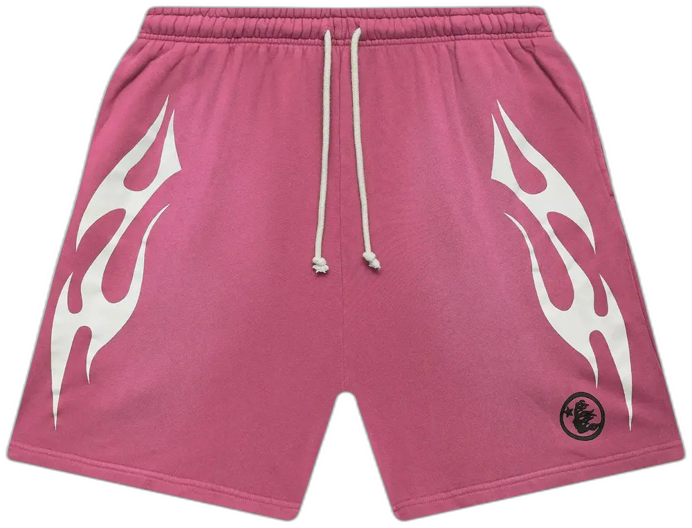 Hellstar Flame Shorts 'Pink' - Stylish and Comfortable Summer Wear