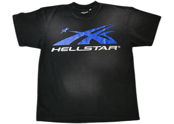 Hellstar Gel Sport Logo (Black/Blue) T-shirt