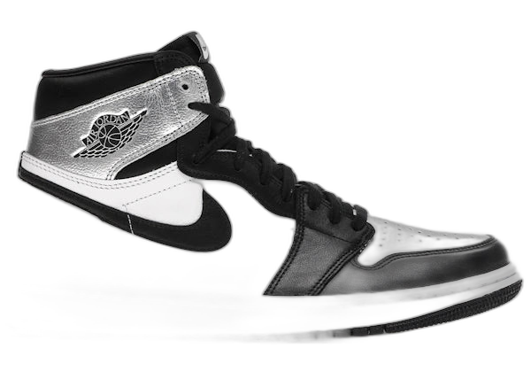 Jordan 1 Retro High Silver Toe (Women's) - Stylish and Iconic Sneakers