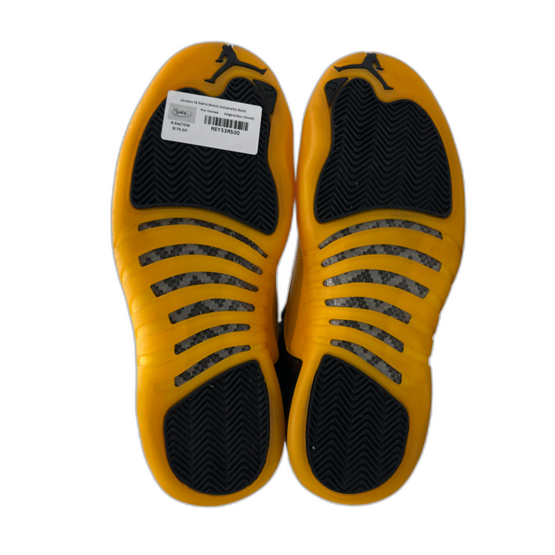 Air Jordan 12 Retro Black University Gold - Pre-Owned